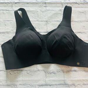 Honeylove V-Neck Original Bra 3X | Black Pull Over Lightly Molded Supportive